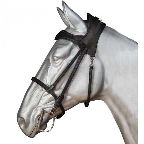 Bridon simple ergonomique pour l'équitation  - Sellerie Gaston Mercier