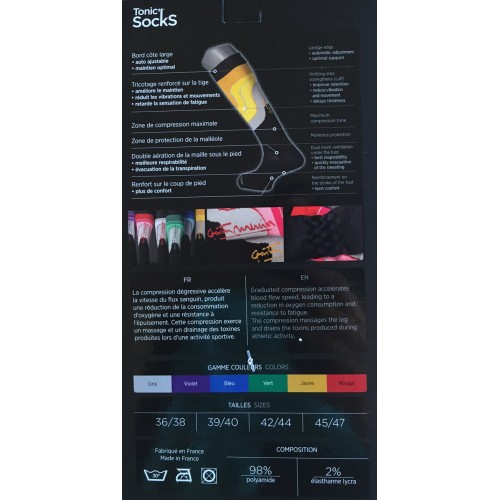 Tonic'Socks, chaussettes techniques pour l'équitation  - Sellerie Gaston Mercier