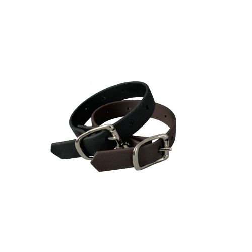 Pre-stretched leather lined adjustment flanges