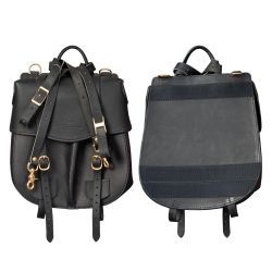 Leather saddle bags