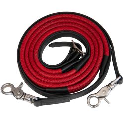 Rênes cuir perforé doublé biothane