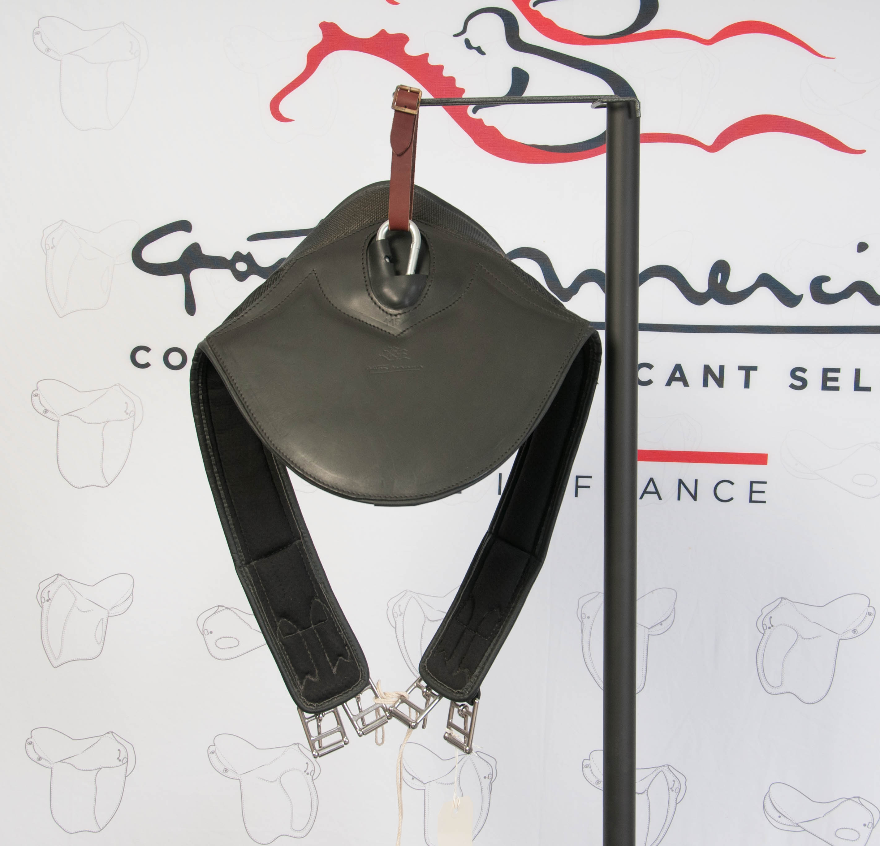 115cm Black Belly Guard Girth