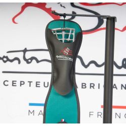 Sangle Noir et Emeraude 65cm