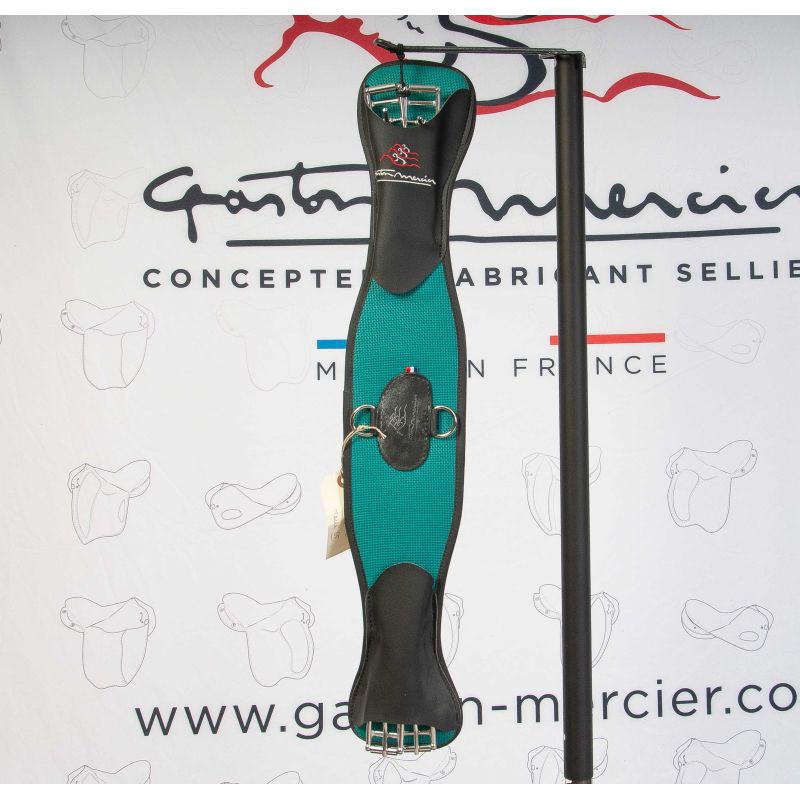 Sangle Noire et Emeraude 65cm