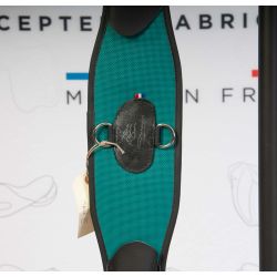 65cm Black and Emerauld Girth